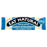 Eat Natural Fruit & Nut Bar Cashew & Blueberry with a Yoghurt Coating 45g (Case of 12)  Adomoo